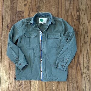 Boden Army Green Button Down